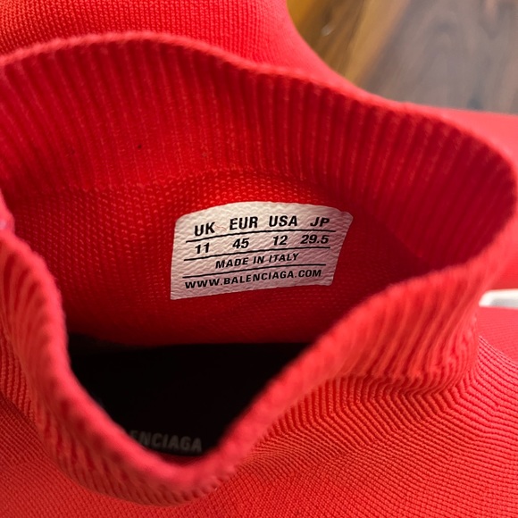 Balenciaga Speed LT Graffiti Knit Sneaker size 12 US 45 EU, NEW - Picture 10 of 17